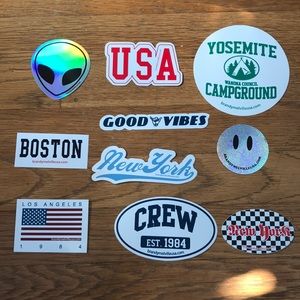 authentic brandy melville stickers!